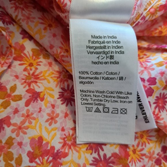 J. Crew Pink Floral Button Down Shirt Size Small - Picture 8 of 8